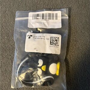 Hello Kitty Character Keychain Holder - Black and Yellow